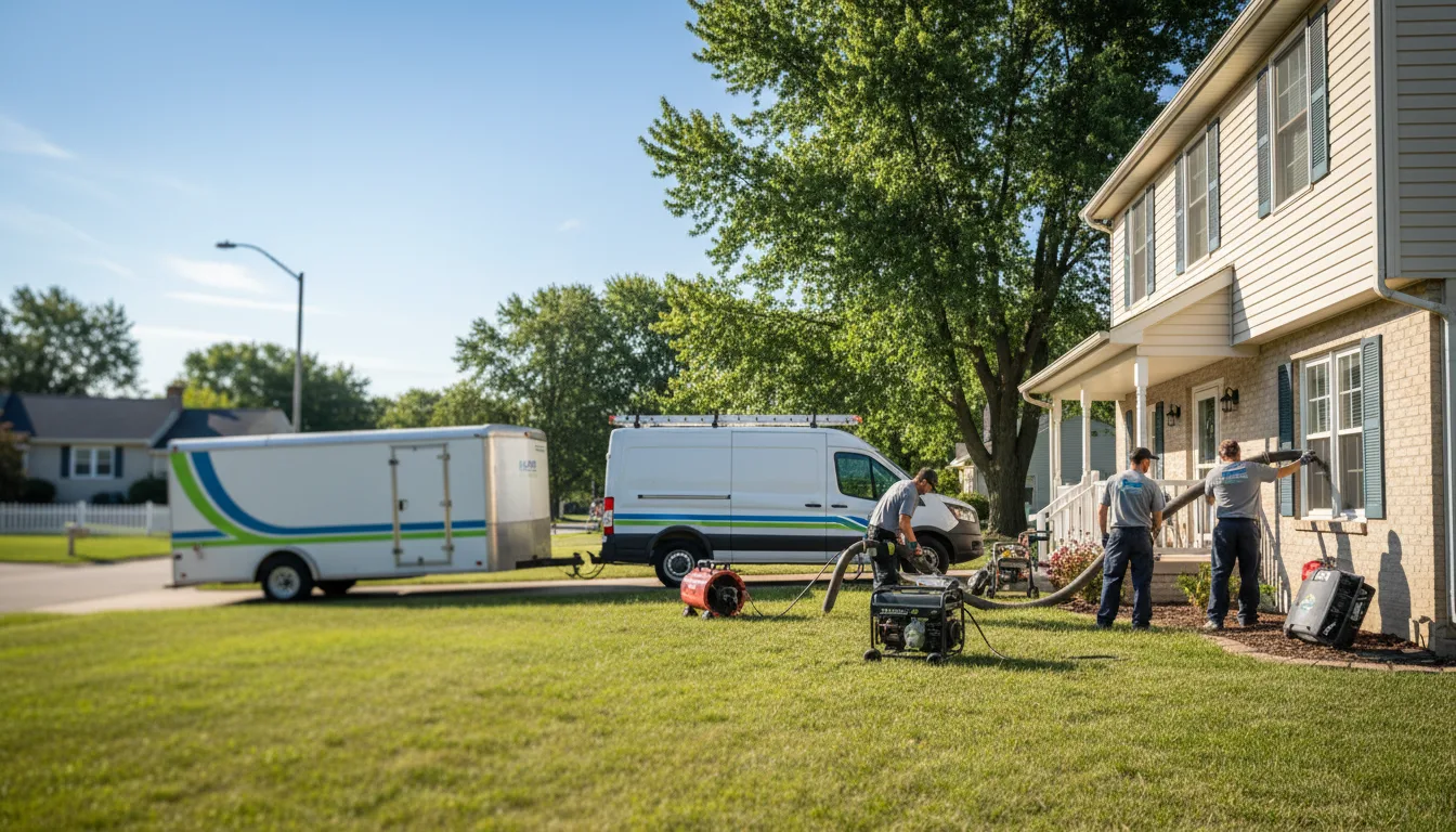 Flooded Basement Restoration And Cleanup With Repair in Comstock, NE near me